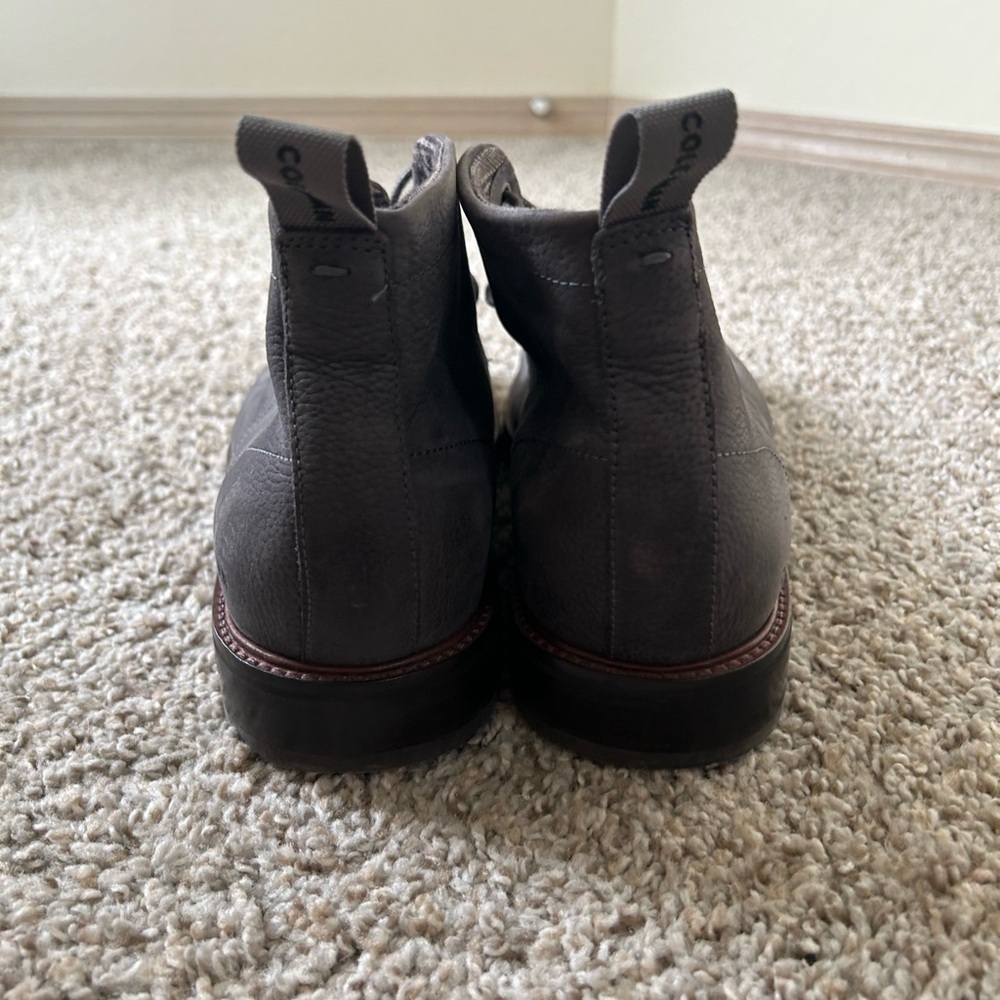 Cole Haan Berkshire Lug Chukka Boots Pavement Gray Men's Size 9 Leather Nubuck - Picture 6 of 15